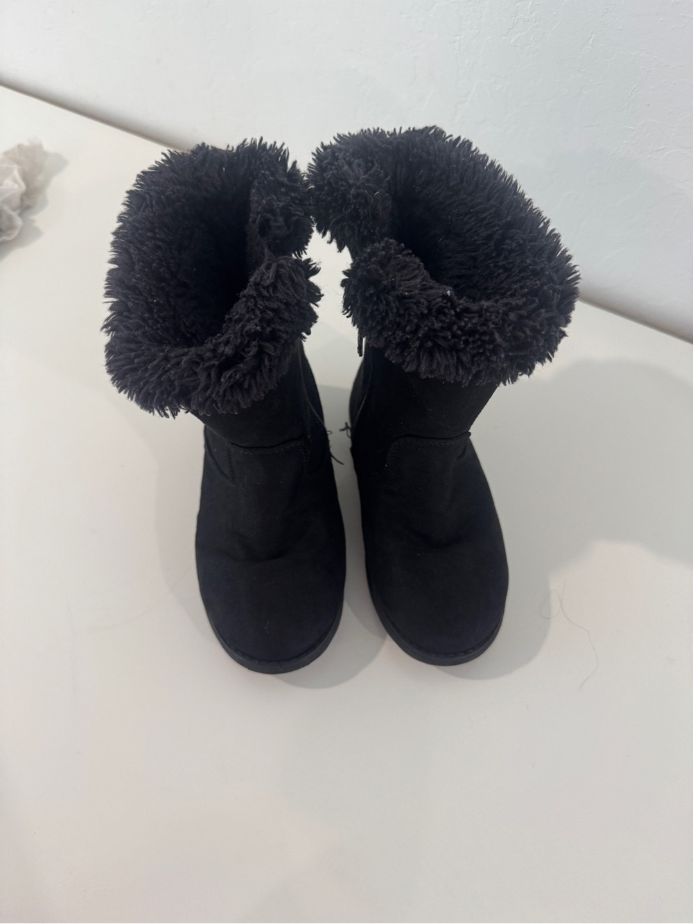 Target Black Girls' Faux-Fur Winter Boots
